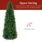 Best Choice Products Unlit Pencil Christmas Tree, Spruce Style Holiday Décor w/ Metal Base